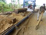 Twin-Blade Log Cutting Sawmill Timber Multi-Circular Saw Machine Portable