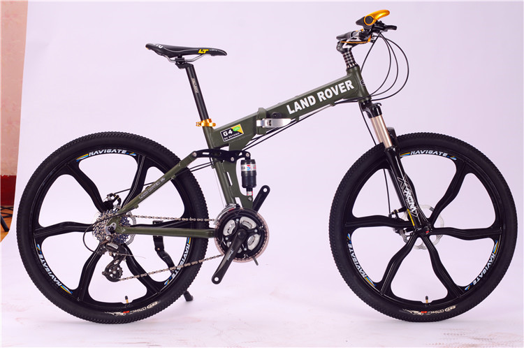 Made in China Shimano hydraulic disc brake 27 speed aluminium alloy folding travel mountain bike