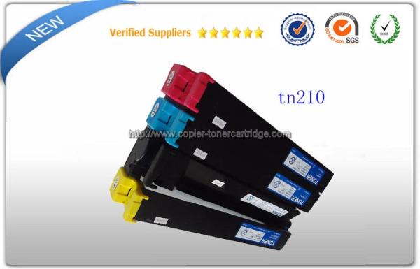 Black Cyan Magenta Yellow Color Laser Toner TN210 For Konica Minolta Bizhub C250
