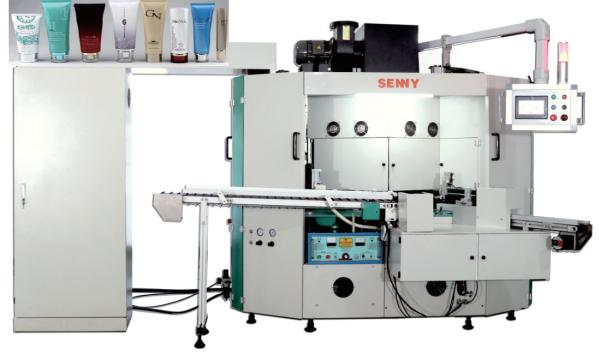 Varnishing Plastic Container Screen Printing Machine 360 Degree With Hot