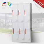 gym steel 6 door lockers with 6 lock for storage clothes,big room, heavy load