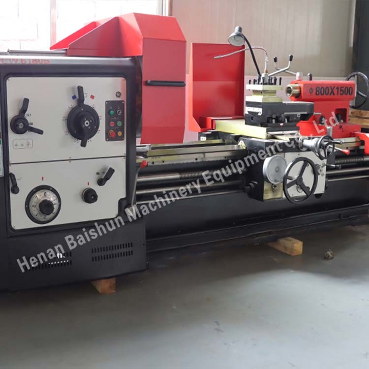 CW6180Q Brake Drum Brake Disc Lathe Machine Metal Pipe Threading Horizontal