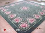 Large Handmade Woollen Carpet , Wool Oriental Rugs Pile Height 11-17mm