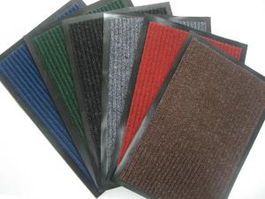 Quality Home, hotel, decorative, outdoor double stripped blue Polypropylene Door Mat wholesale