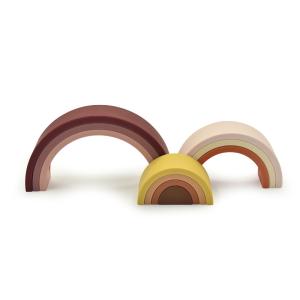 Quality 35.5cm Baby Stacking Toy Fun Teeth Silicone Giant Arched Blocks wholesale