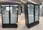 White Color Glass Door Display Freezer Commercial With CE Mark