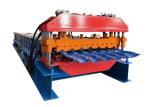 Colorful Steel Profile Roll Forming Machine , Glazed Tile Machine For House