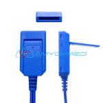 High Frequency Electrosurgical Plate Cable 3m Blue TPU Material