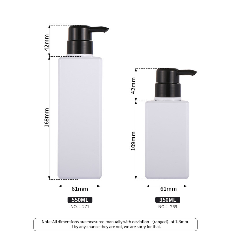 airless Cosmetic Lotion Bottle , screen printing White Lotion Bottle With Pump