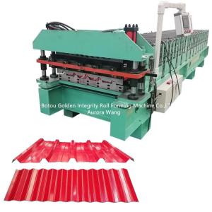 Quality 12m/Min Metal Roofing Roll Former ISO9001 CE Tile Forming Machine wholesale
