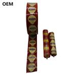 Flexography printing plastic casings Custom LOGO casings Vienna sausage plastic