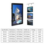 Real Estate Window Brand Display KWS-BD-A4 Backlit Acrylic LED Light Box