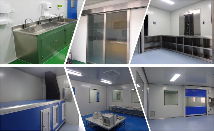 GMP Clean Room Modular Wall Systems Clean Room Classification For Medical Device Fda