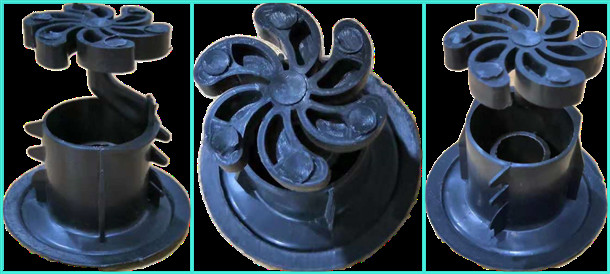 Spiral ABS Marley Cooling Tower Nozzles Cross Flow Cooling Tower Spray Nozzle