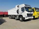Customized 12 Wheel Dump Truck , 8x4 Tipper Truck Easily Maintenance
