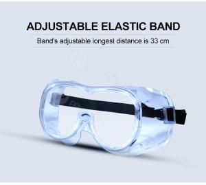 Quality Crystal Transparent PPE Safety Glasses Anti Fog Anti Scratch Safety Goggles wholesale