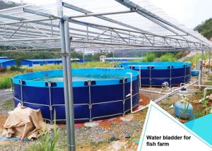 Quality Flange Diameter 40m Fish Farming Water Bladder Tanks wholesale