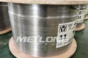 Quality 0.125inch Hydraulic Control Line ASTM B704 SS Hydraulic Tubing 0.028 Psi wholesale