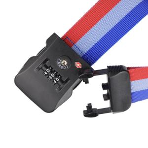 Quality Airport Travel Personalised Luggage Straps Pink For Protecting Suitcase wholesale