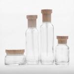 Empty OEM Cosmetic Bottle Packaging Environmentally Friendly Round Shape