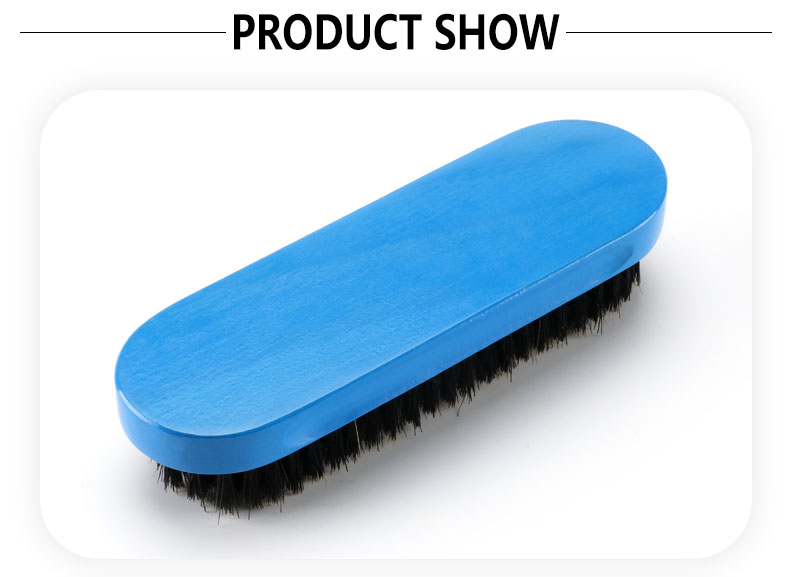 100% Boar Bristle Soft/Medium Hard Beard Brush for Men Customized Logo Design by Abeis