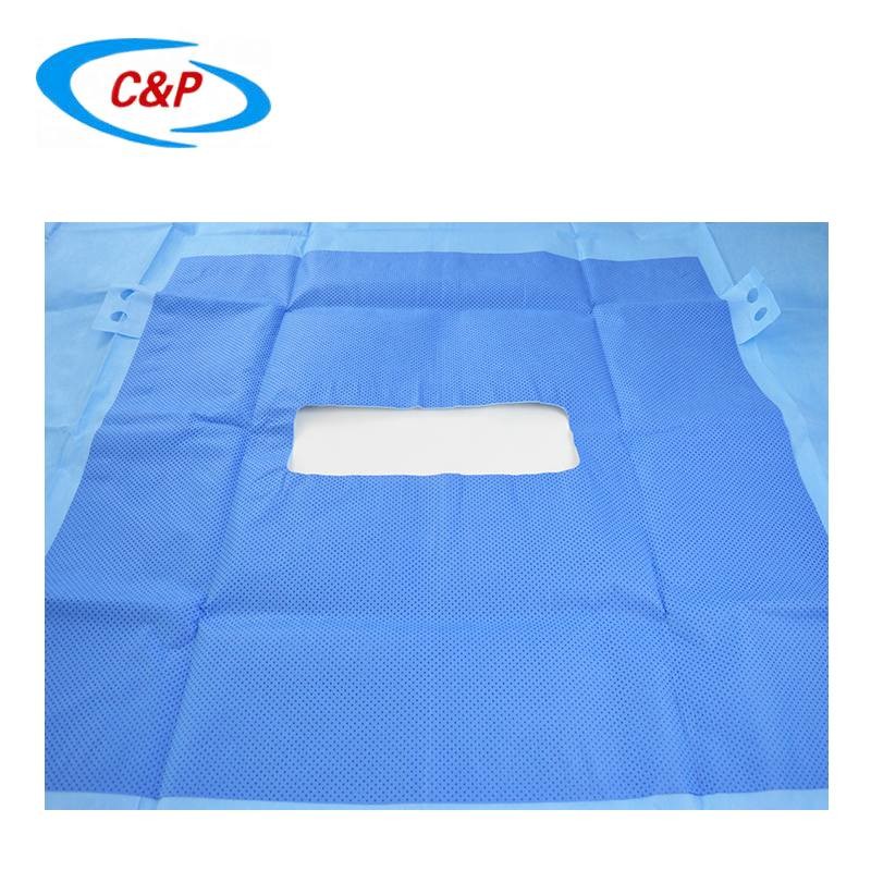 Blue Transverse Laparotomy Drape Sterile Towel For Medical