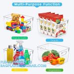 Plastic Storage Bins With Lids X-Large – Perfect Kitchen Or Pantry Organization,