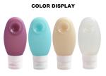 Odorless 100ml Silicone Travel Bottles With Suction Cup