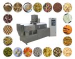 SS Slanty Snack Bar Dual Screw Extruder Puffed Corn Snack Making Machine
