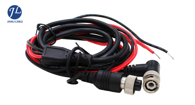 Pure Copper Aviation Cable  Connect  Rca And Bnc And Dc Female