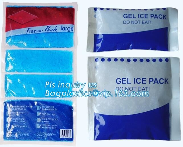 medical cooler ice bags pack, isposable Medical Care Instant Ice Pack&Instant Cold Pack, cooler ice bags pack plastic ic