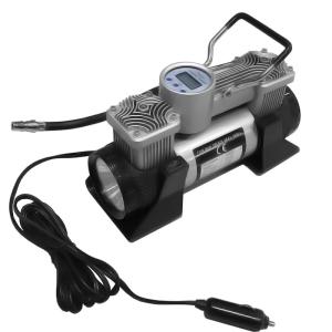 Quality Car Tire Inflator Digital Gauge Car Air Compressor DC 12v Double Cylinder wholesale