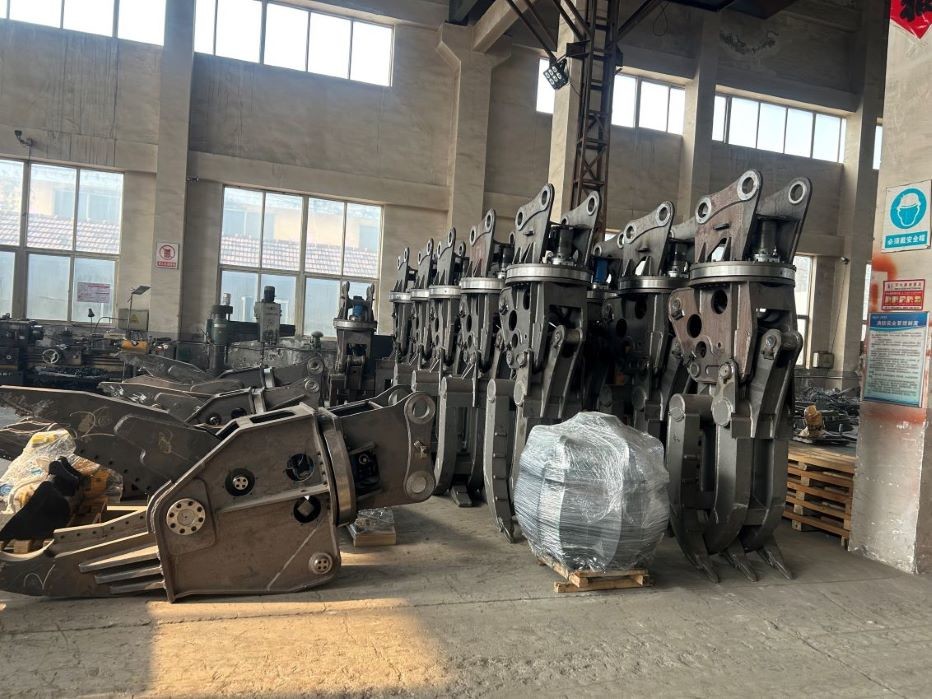 Excavator scrap steel rock Grab Multi Function Stone Demolition Grapple For Kobelco Excavator