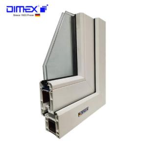 Quality Dimex K60 High UV White UPVC Profiles For Casement Windows wholesale