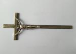 Adult Zinc Coffin Cross And Coffin Decoration D052 European Style 44*17.5cm