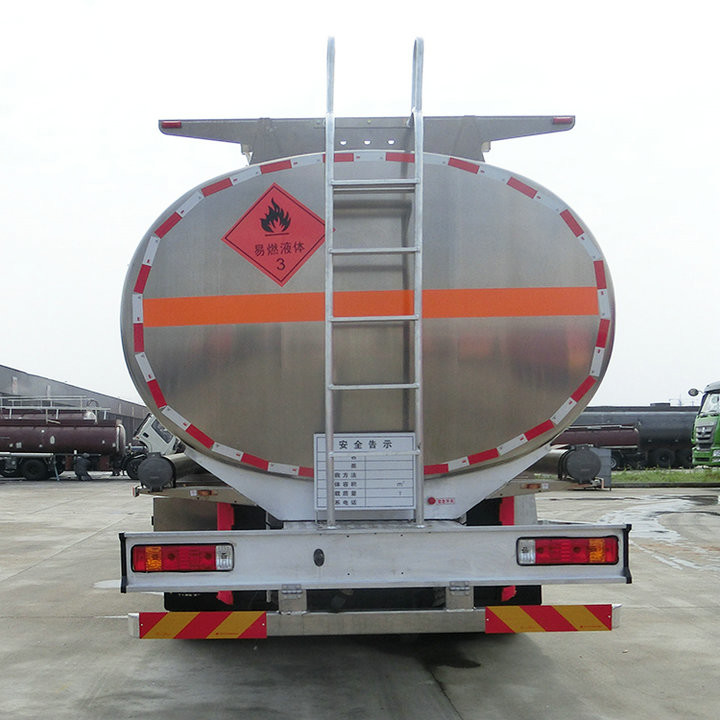 FAW 8X4 Aluminum Road Liquid Tank Truck For Fuel Transportation 30000L