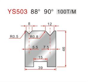 Quality YS503 Press Brake V Die Material 42Crmo V Block Bending Die wholesale