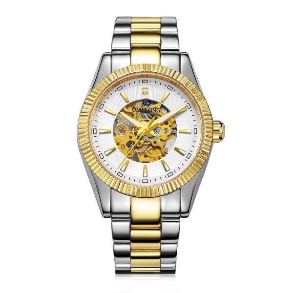 Cheap Popular Automatic Mens Wrist Watches Gold Plated CE ROHS Approved for sale