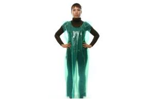 Quality Biodegradable Disposable Plastic Throw Away Aprons For House Cleaning / Medical wholesale
