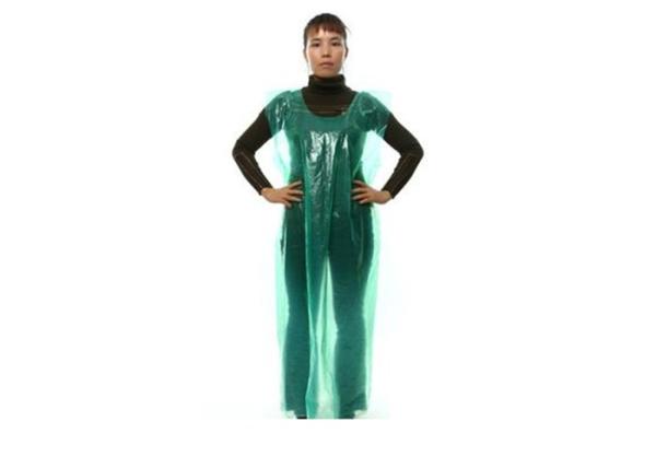 Biodegradable Adult Disposable Aprons , Disposable Polyethylene Aprons With