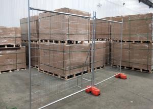 Quality Iron Metal 2.1*2.4m Welded Temp Construction Fence wholesale