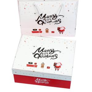 Quality Rigid ODM Stamping Apparel Packaging Boxes Decorated Christmas wholesale
