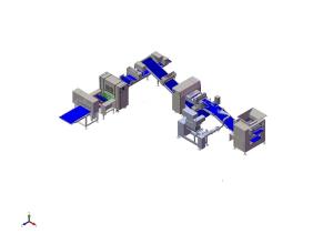 Quality Automatic 1000kg/H Ciabatta Bakery Production Line Equipment wholesale