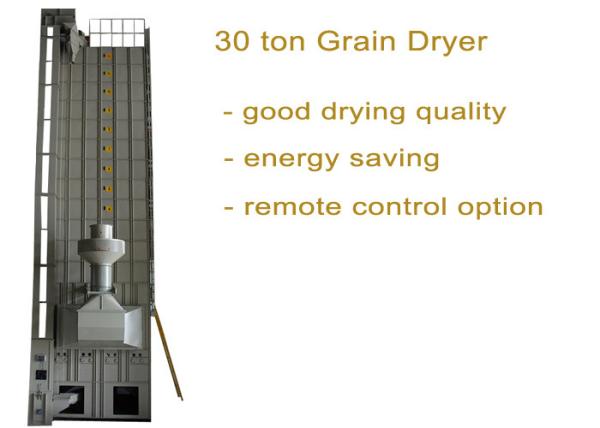 High Performance Circulating Grain Dryer 30 Ton Per Batch For Farms / Food