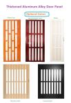 Top Track PVC Bathroom Sliding Door Easy Installation PVC Foldable Doors