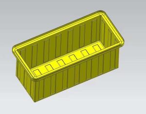Quality 350 Liters Square Plastic Molds High Hardness Forging wholesale
