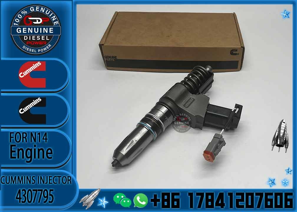 Auto Parts Common Rail Diesel Fuel Injector 4307795 3073995F For Cummins QSN14 N14