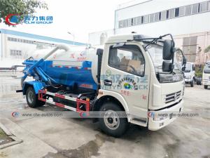 Quality Dongfeng 120HP 6cbm Vacuum Sewage Suction Truck wholesale