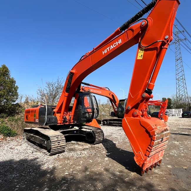 Used Original Excavator HItachi EX200-5 Middle Crawl Excavator 0.8m3 Bucket Capacity