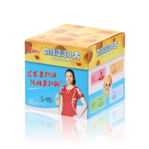 Quality CMYK Pantone Colors Printing 350G Matte Art Paper Material Paperboard Boxes for Cheese Melts Packaging wholesale